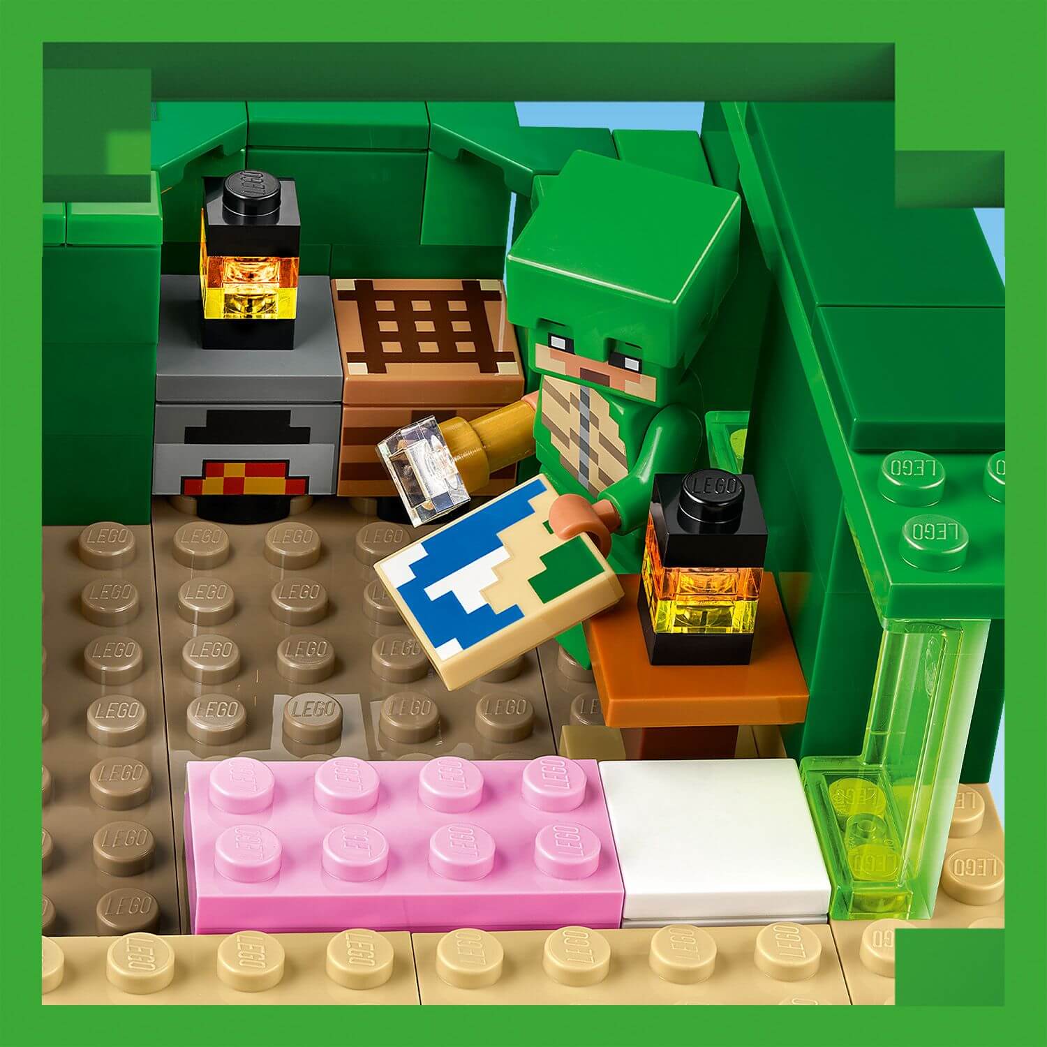Lego Minecraft 21254 The Turtle Beach House Playset for Ages 8 and Up - Glamorous Boutique