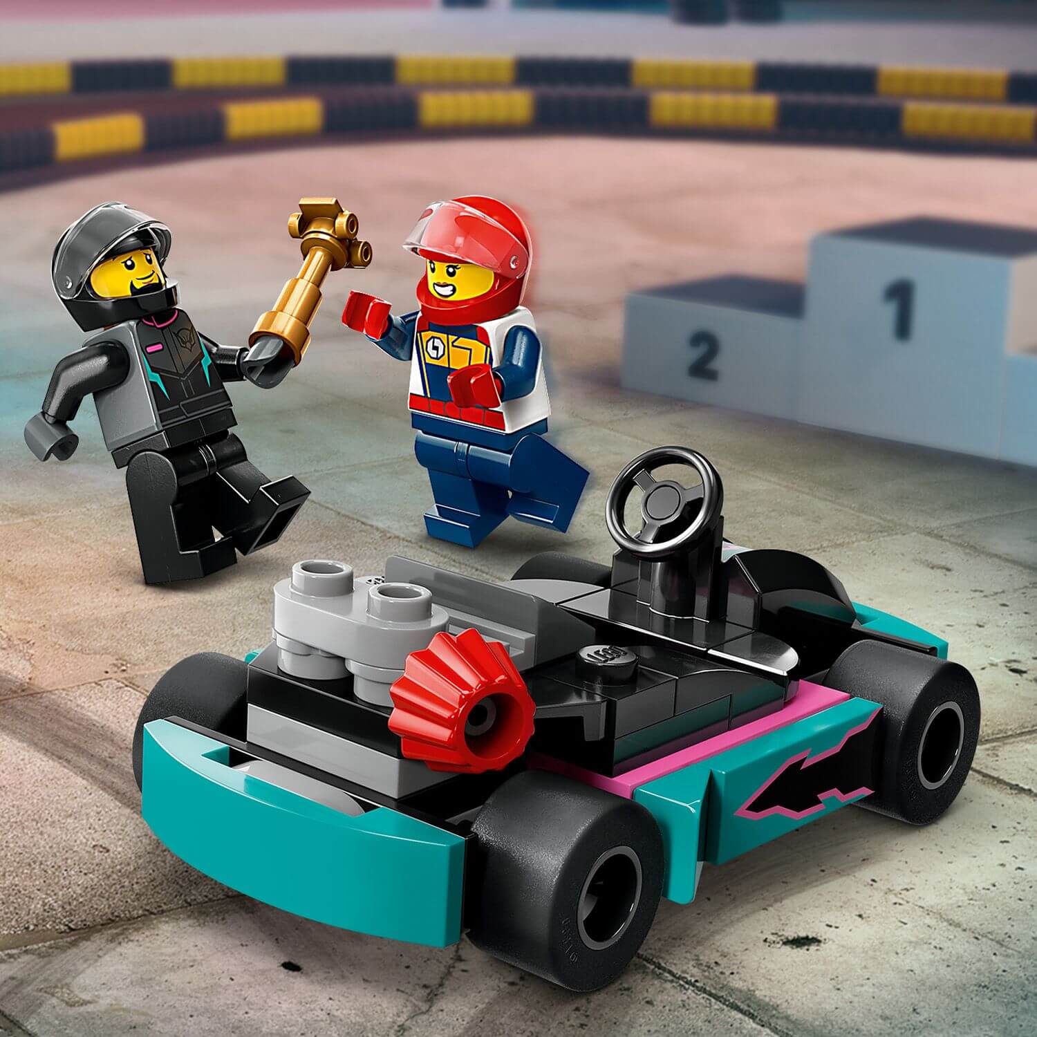 Lego City 60400 Go-Karts and Race Drivers Playset for Ages 5 and Up - Glamorous Boutique