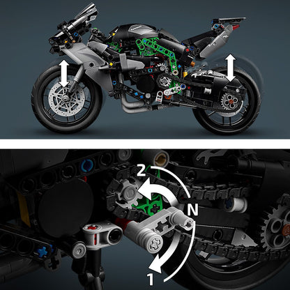 Lego Technic 42170 Kawasaki Ninja H2R Motorcycle Kit for Ages 10 & Up - Glamorous Boutique