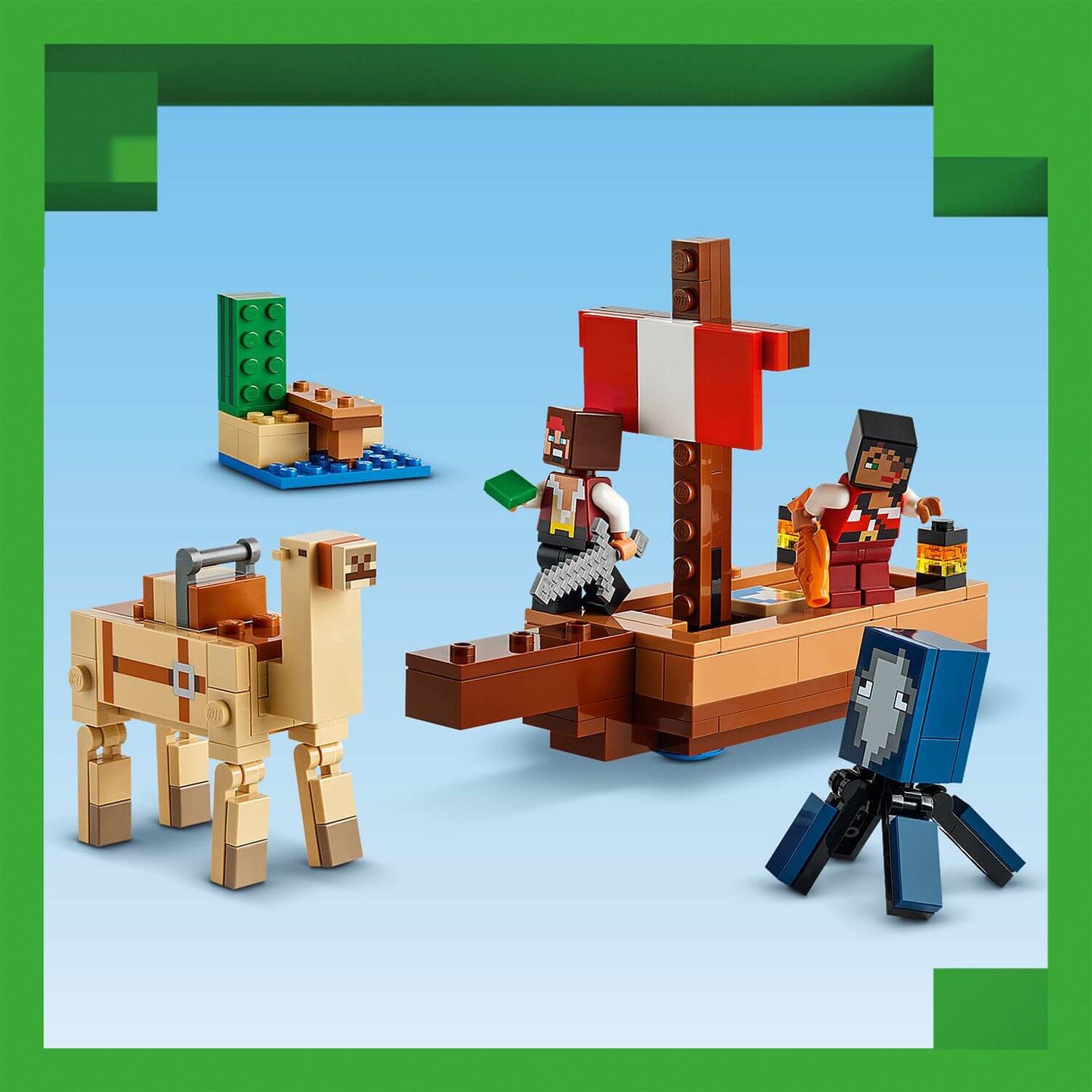 Lego Minecraft 21259 The Pirate Ship Voyage Toy Playset for Ages 8+ - Glamorous Boutique