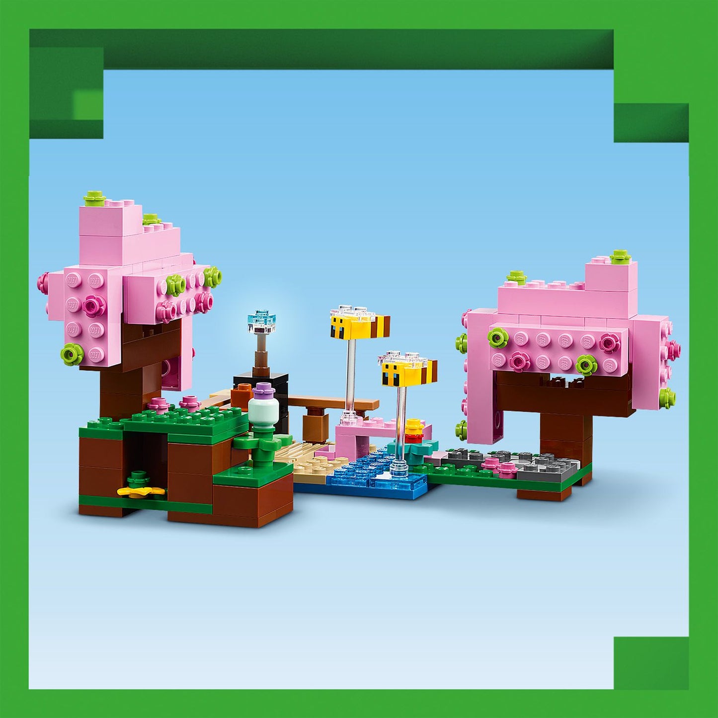 Lego Minecraft 21260 The Cherry Blossom Garden Playset for Ages 8 & Up - Glamorous Boutique