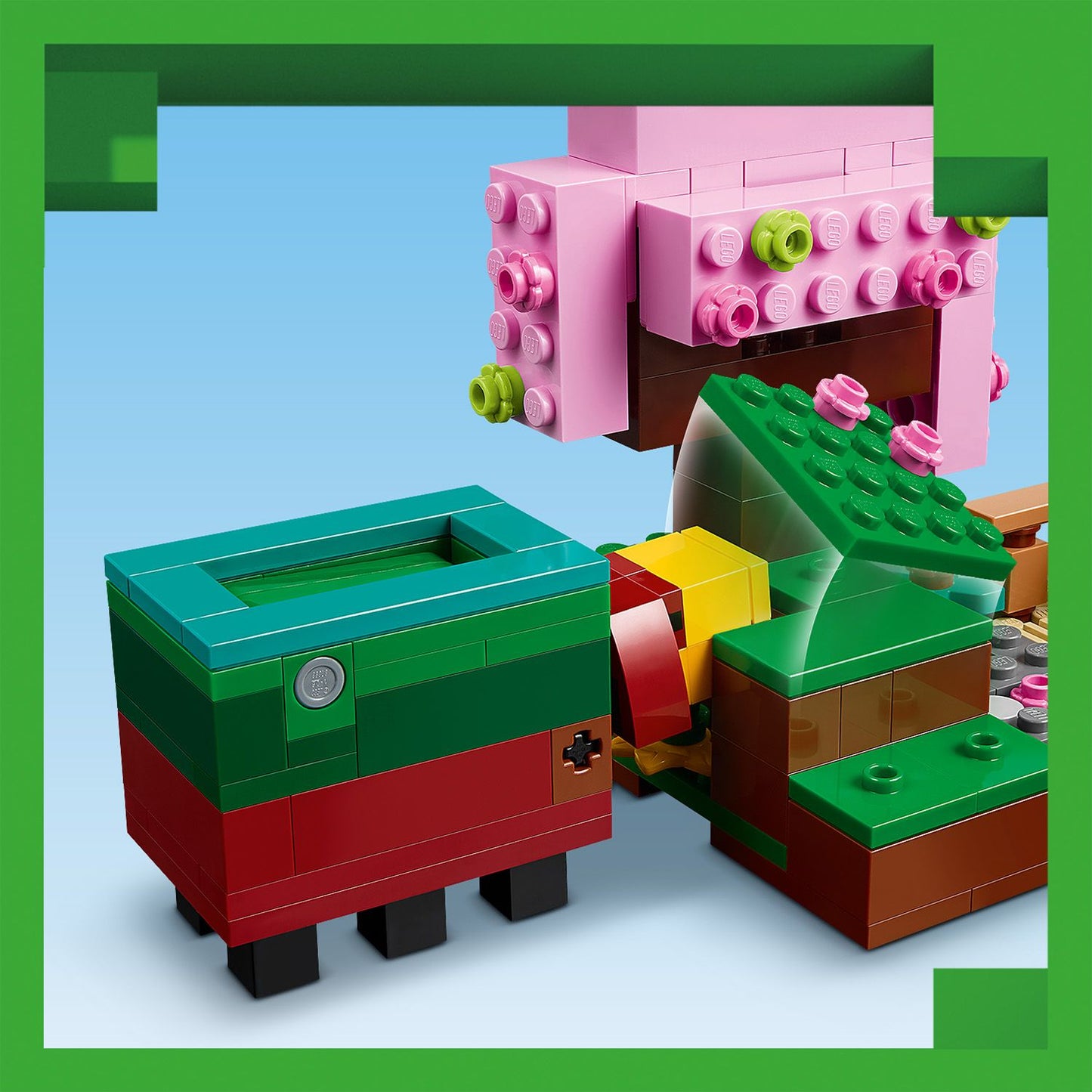 Lego Minecraft 21260 The Cherry Blossom Garden Playset for Ages 8 & Up - Glamorous Boutique