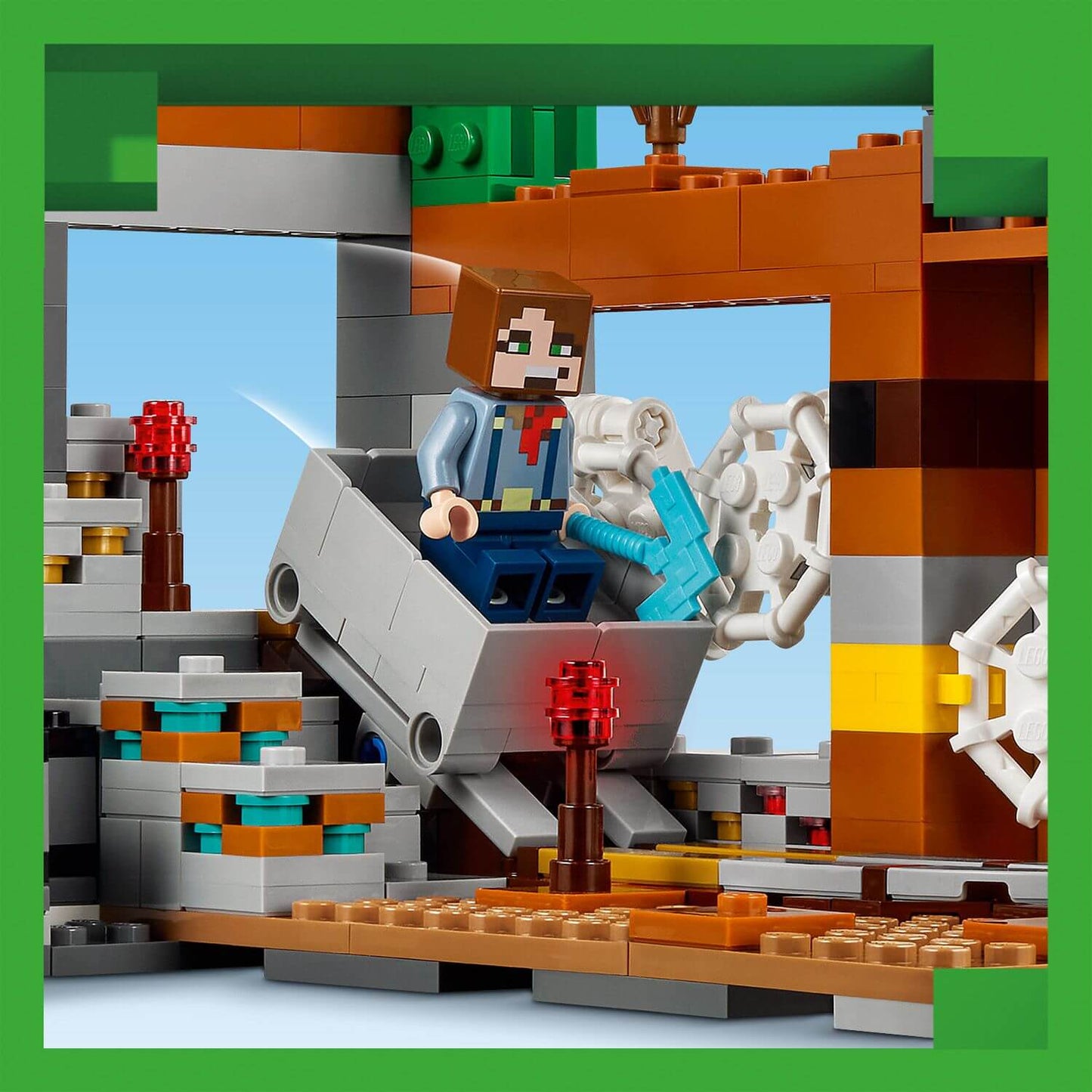 Lego Minecraft 21263 The Badlands Mineshaft Plasyet for Ages 8 and Up - Glamorous Boutique