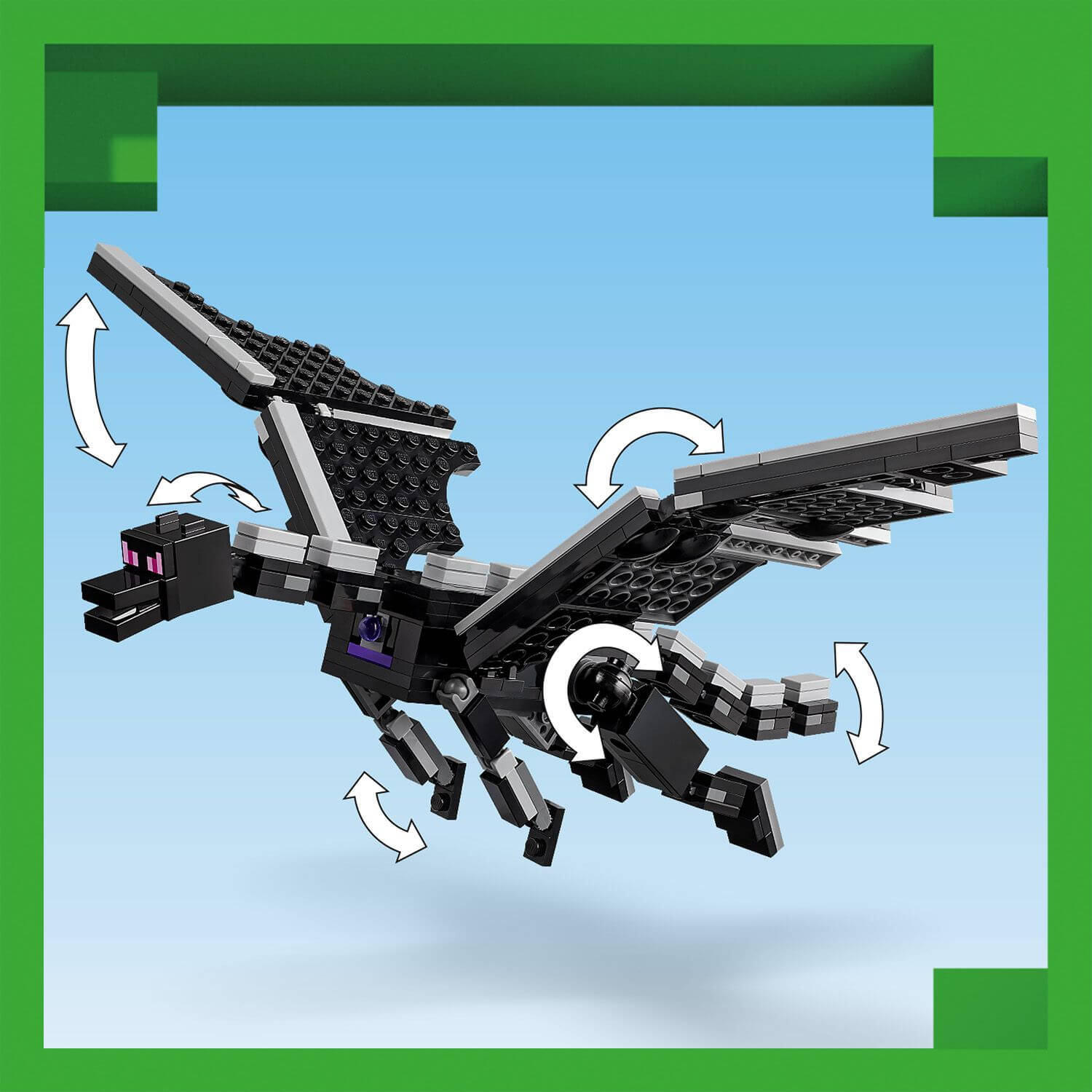 Lego Minecraft 21264 The Ender Dragon and End Ship for Ages 8 and Up - Glamorous Boutique