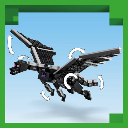 Lego Minecraft 21264 The Ender Dragon and End Ship for Ages 8 and Up - Glamorous Boutique