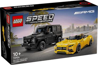 Lego Speed Champions 76924 Mercedes-AMG G 63 & Mercedes SL 63 Ages 10+ - Glamorous Boutique