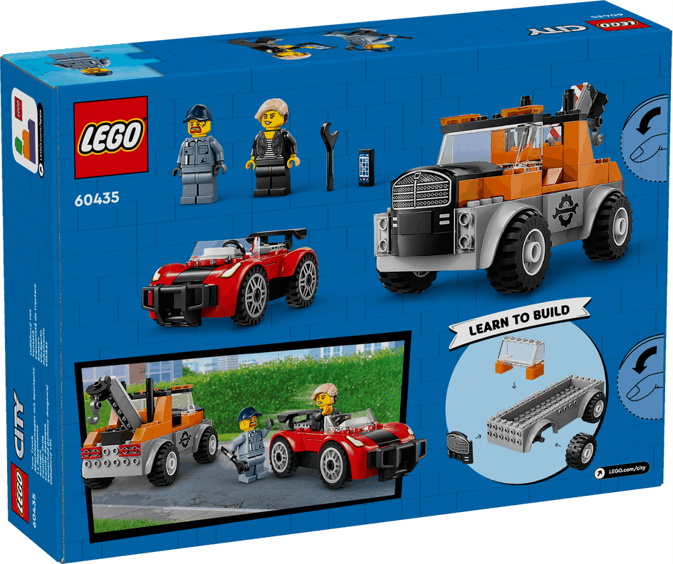 Lego City 60435 Tow Truck & Sports Car Repair Playset for Ages 4 & Up - Glamorous Boutique
