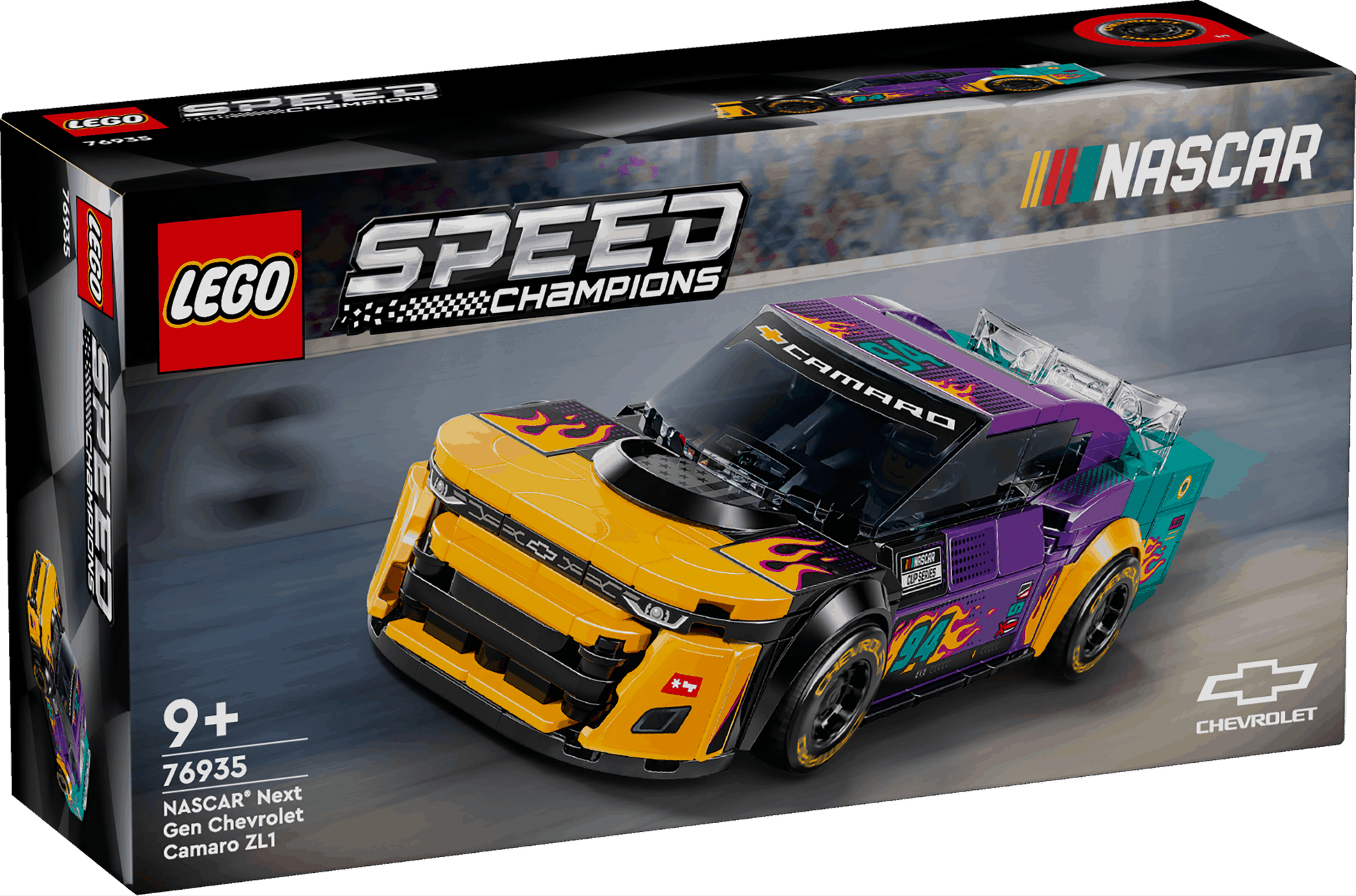 LEGO Speed Champions 76935 NASCAR Next Gen Chevrolet Camaro ZL1 Age 9+ - Glamorous Boutique