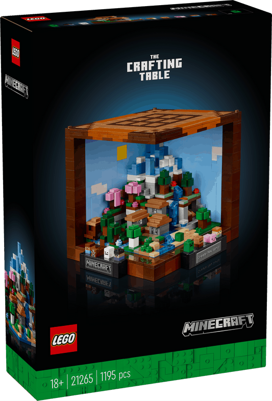 Lego Minecraft 21265 The Crafting Table Model for Adults Age 18 and Up - Glamorous Boutique