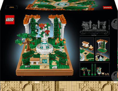 Lego Icons 10359 Fountain Garden Building Set for Adults Ages 18 & Up - Glamorous Boutique