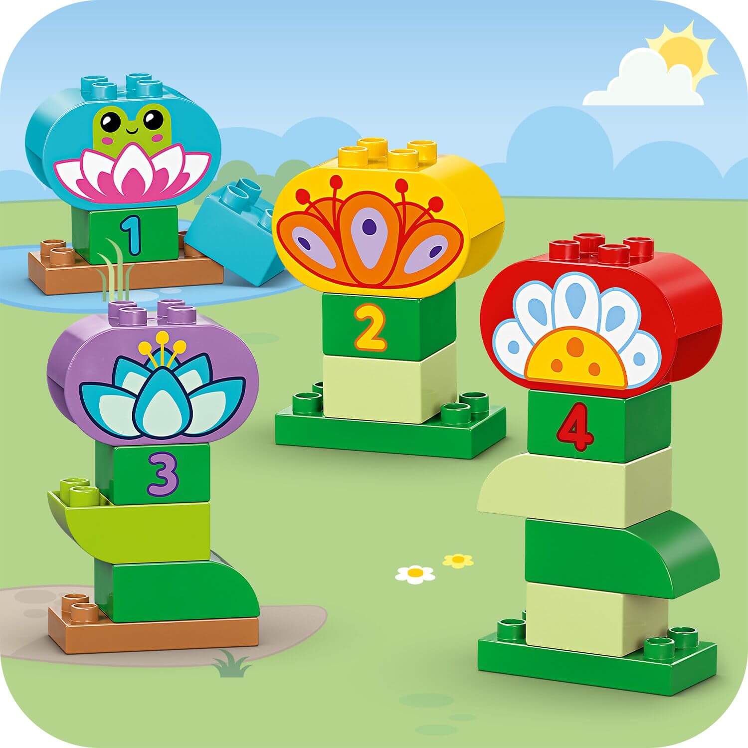 Lego Duplo 10444 Creative Garden & Flowers for Toddlers Ages 2 and Up - Glamorous Boutique