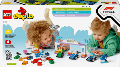 Lego Duplo 10445 F1 Team Race Cars & Drivers for Toddlers Ages 2 & Up - Glamorous Boutique