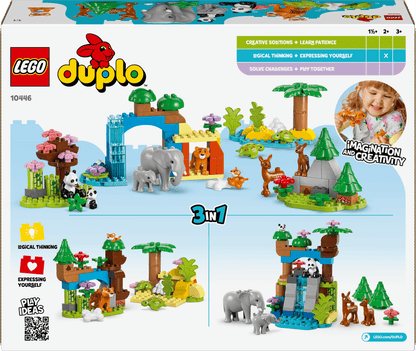 Lego Duplo 10446 3 in 1 Wild Animal Families for Toddlers Ages 2 & Up - Glamorous Boutique