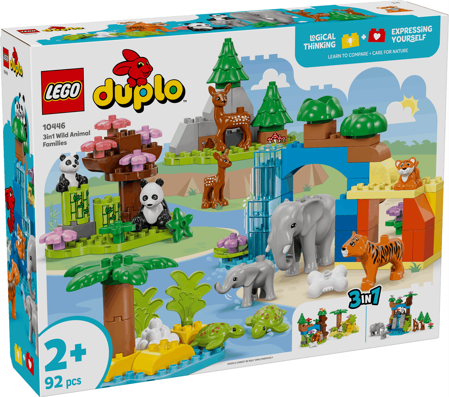 Lego Duplo 10446 3 in 1 Wild Animal Families for Toddlers Ages 2 & Up - Glamorous Boutique