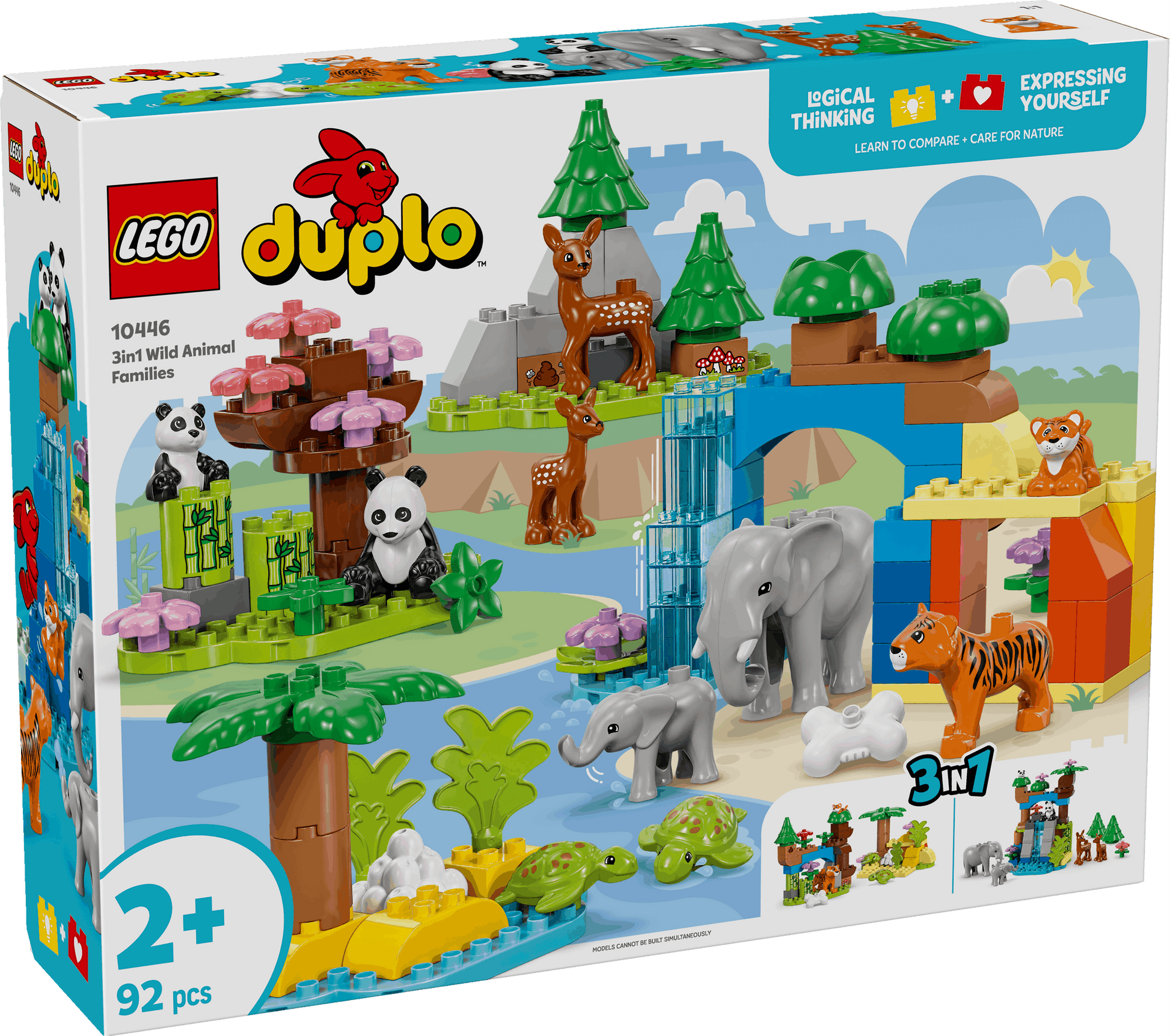 Lego Duplo 10446 3 in 1 Wild Animal Families for Toddlers Ages 2 & Up - Glamorous Boutique