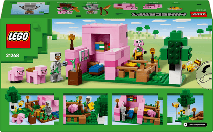 Lego Minecraft 21268 The Baby Pig House Toy Playset for Ages 7 and Up - Glamorous Boutique