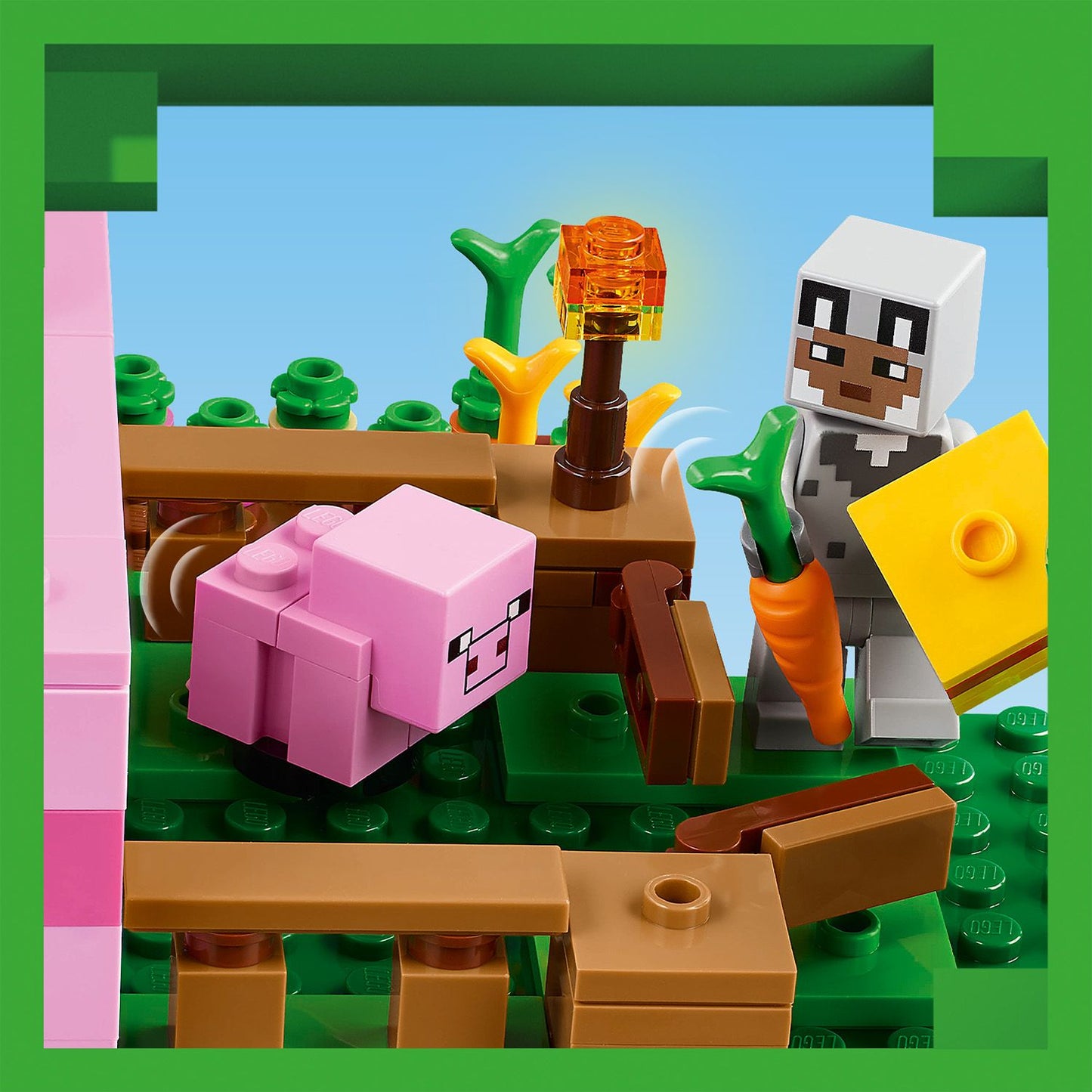 Lego Minecraft 21268 The Baby Pig House Toy Playset for Ages 7 and Up - Glamorous Boutique