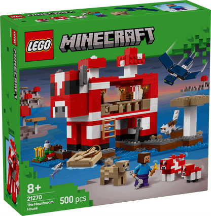 Lego Minecraft 21270 The Mooshroom House Toy Playset for Ages 8 and Up - Glamorous Boutique