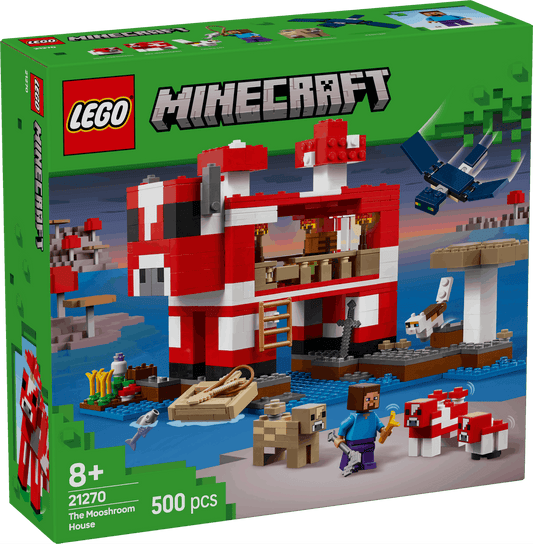 Lego Minecraft 21270 The Mooshroom House Toy Playset for Ages 8 and Up - Glamorous Boutique