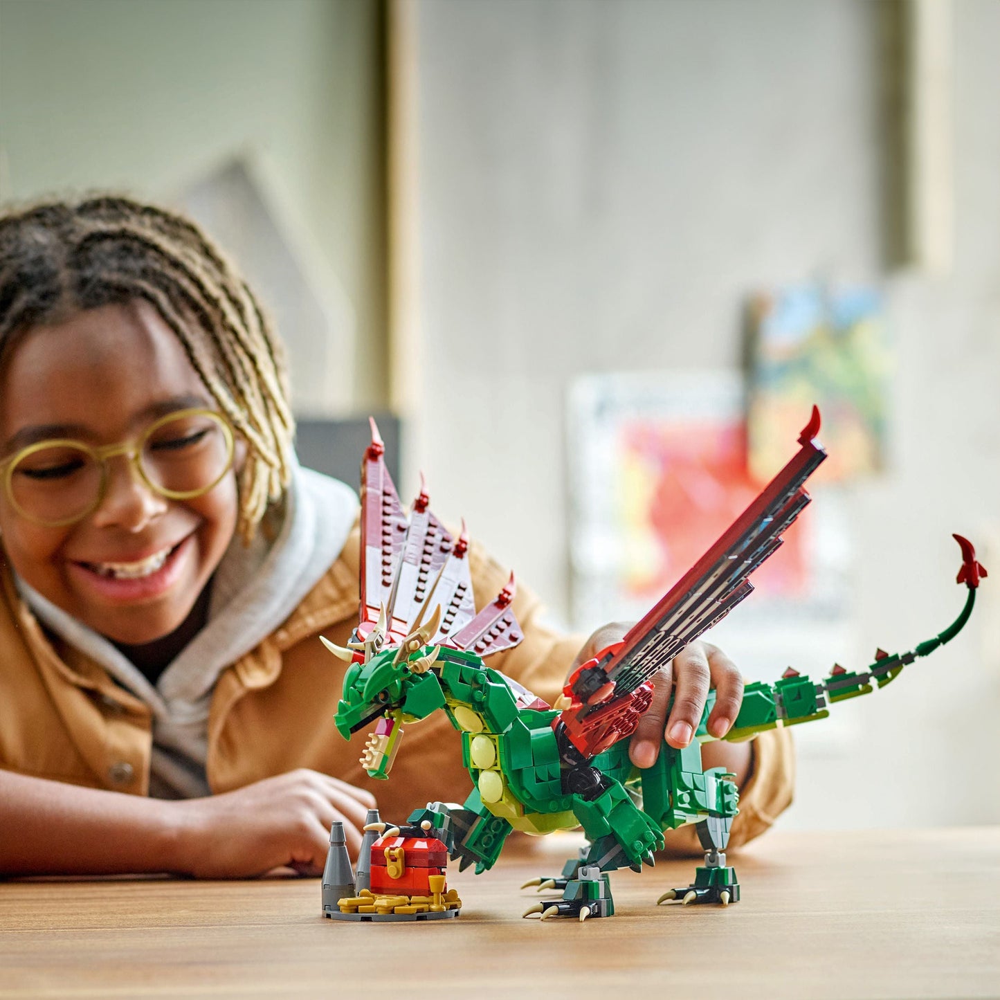 Lego Creator 3 in 1 31161 Medieval Dragon Toy Playset for Ages 9 & Up - Glamorous Boutique