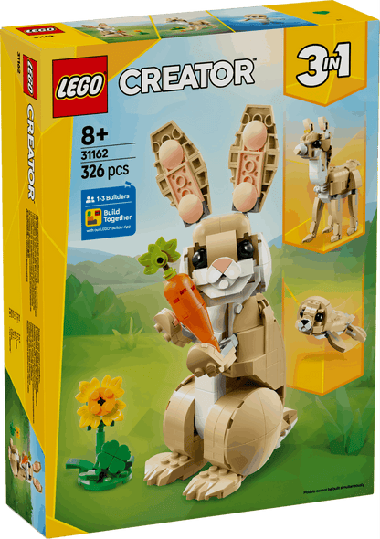Lego Creator 3 in 1 31162 Cute Bunny Rebuildable Toy for Ages 8 and Up - Glamorous Boutique