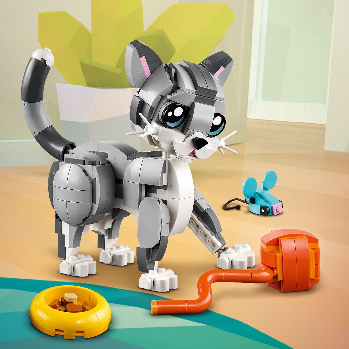 Lego Creator 3 in 1 31163 Playful Cat Rebuildable Toy for Ages 8 & Up - Glamorous Boutique