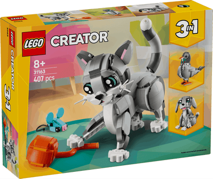 Lego Creator 3 in 1 31163 Playful Cat Rebuildable Toy for Ages 8 & Up - Glamorous Boutique