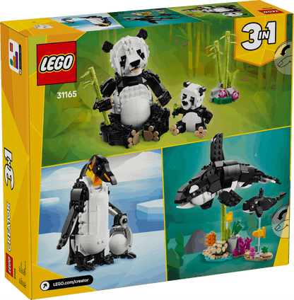 Lego Creator 3 in 1 31165 Wild Animals: Panda Family for Ages 8 and Up - Glamorous Boutique