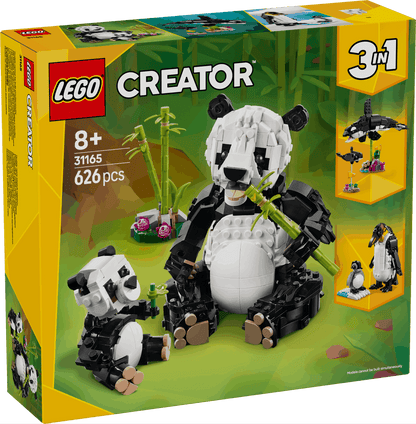 Lego Creator 3 in 1 31165 Wild Animals: Panda Family for Ages 8 and Up - Glamorous Boutique