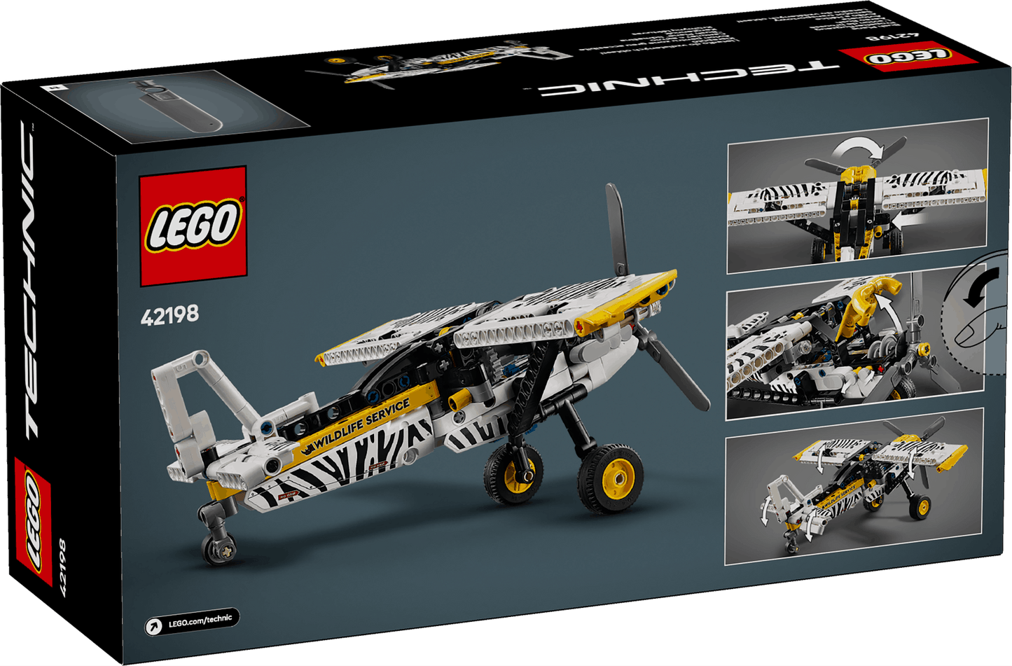 Lego Technic 42198 Bush Plane Buildable Toy Playset for Ages 8 and Up - Glamorous Boutique