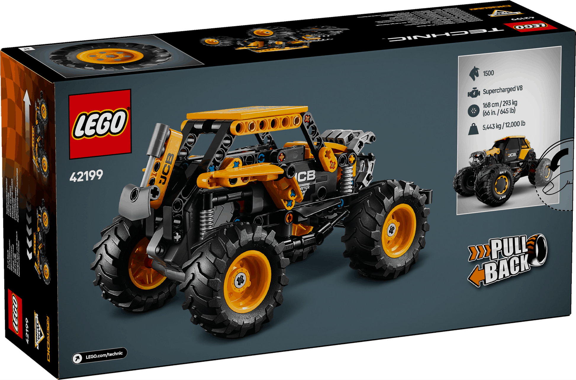 Lego Technic 42199 Monster Jam DIGatron Pull-Back Playset for Ages 7+ - Glamorous Boutique