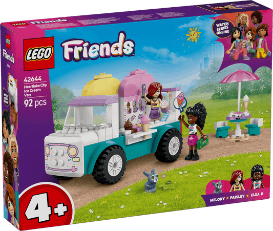Lego Friends 42644 Heartlake City Ice Cream Truck Playset for Ages 4+ - Glamorous Boutique