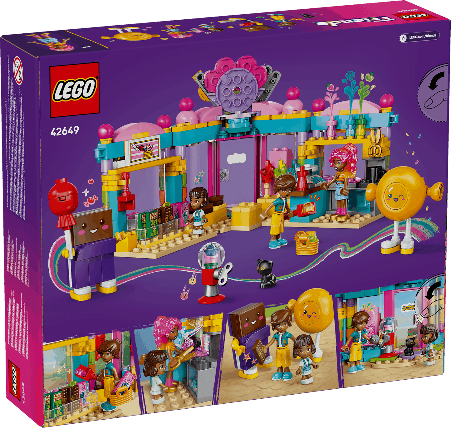 Lego Friends 42649 Heartlake City Candy Store Playset for Ages 6 & Up - Glamorous Boutique