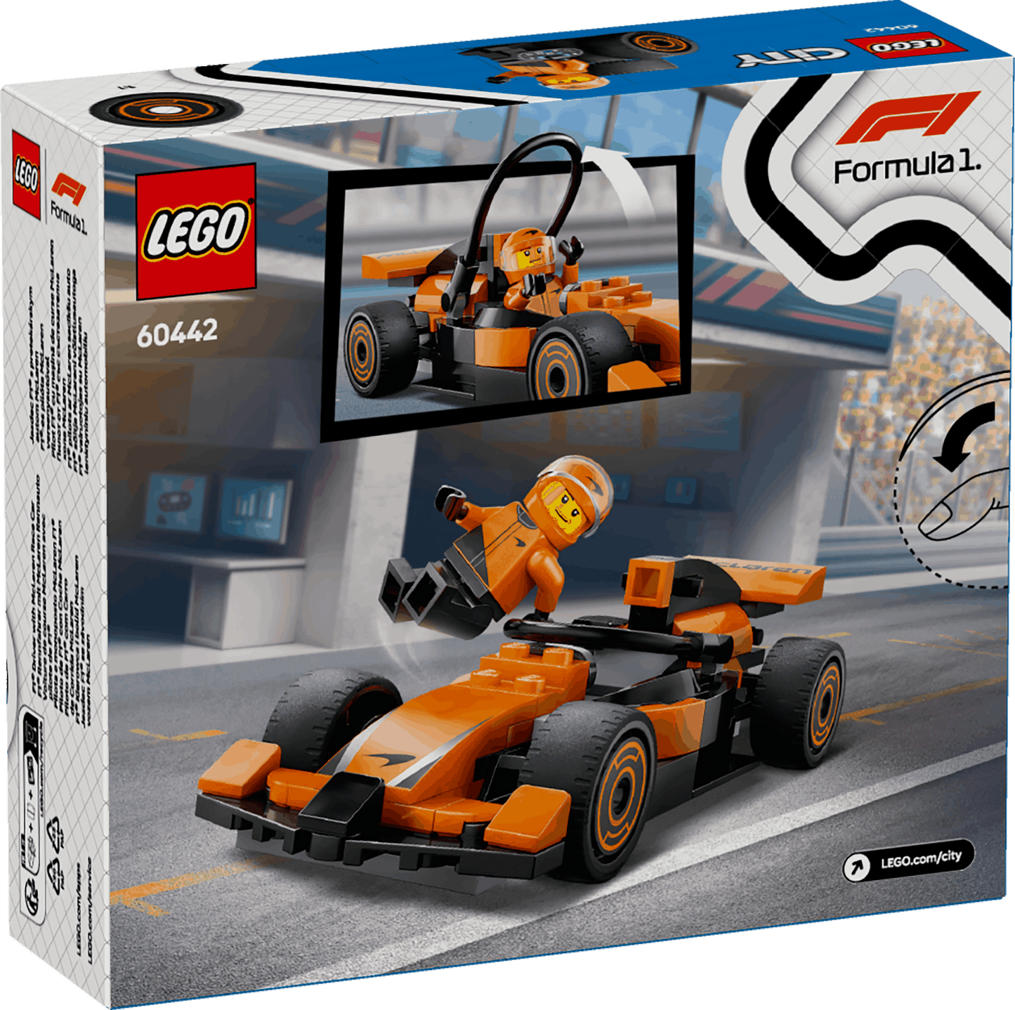 Lego City 60442 F1 Driver with McLaren Race Car Playset for Age 6 & Up - Glamorous Boutique