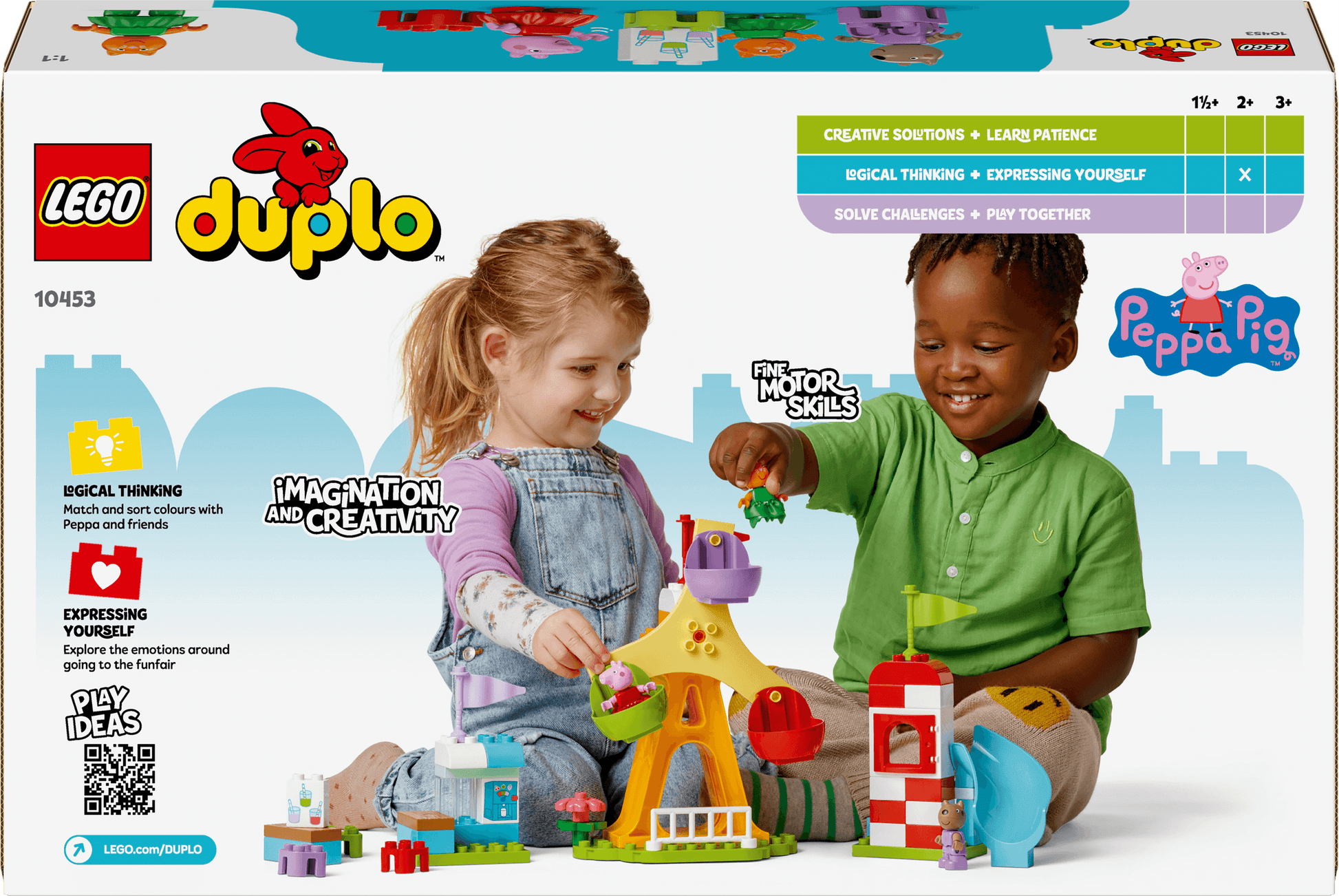Lego Duplo 10453 Peppa Pig Funfair Playset for Toddlers Ages 2 and Up - Glamorous Boutique