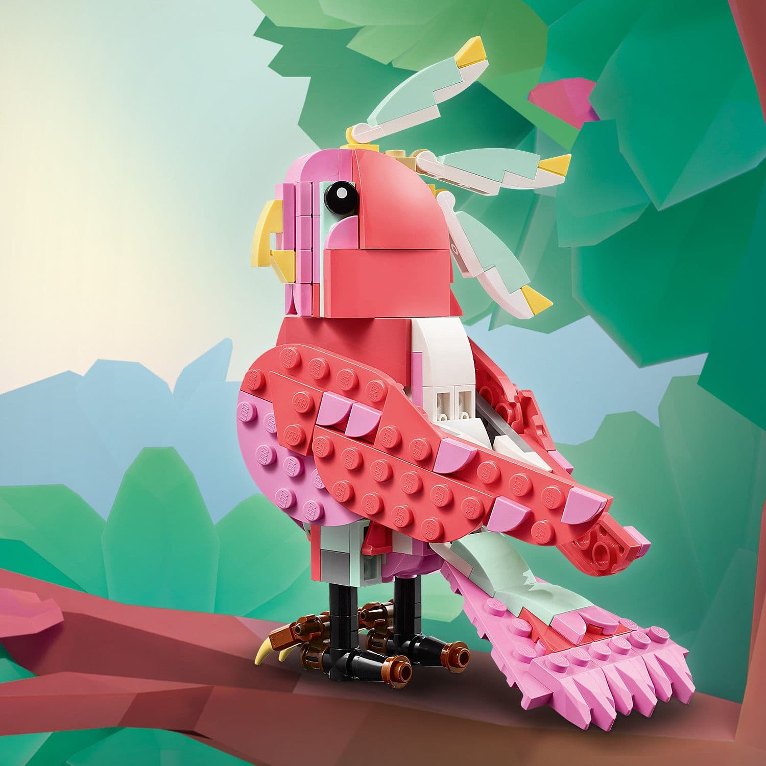 Lego Creator 3 in 1 31170 Wild Animals: Pink Flamingo for Ages 8 & Up - Glamorous Boutique