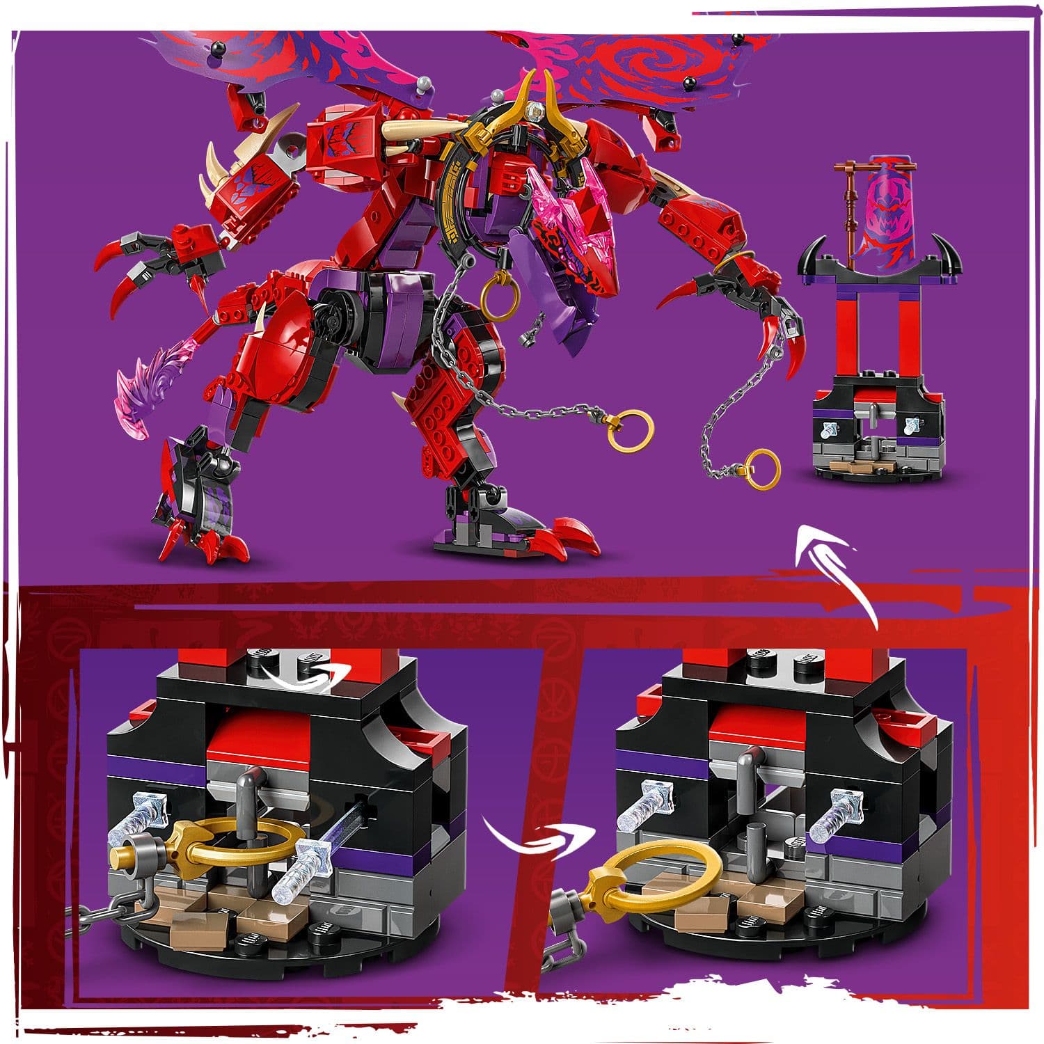 Lego Ninjago 71832 Thunderfang Dragon of Chaos Toy for Ages 8 and Up - Glamorous Boutique