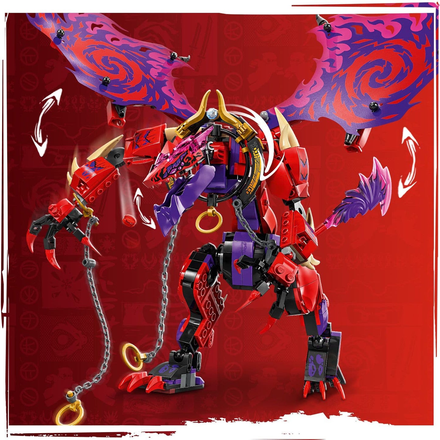 Lego Ninjago 71832 Thunderfang Dragon of Chaos Toy for Ages 8 and Up - Glamorous Boutique