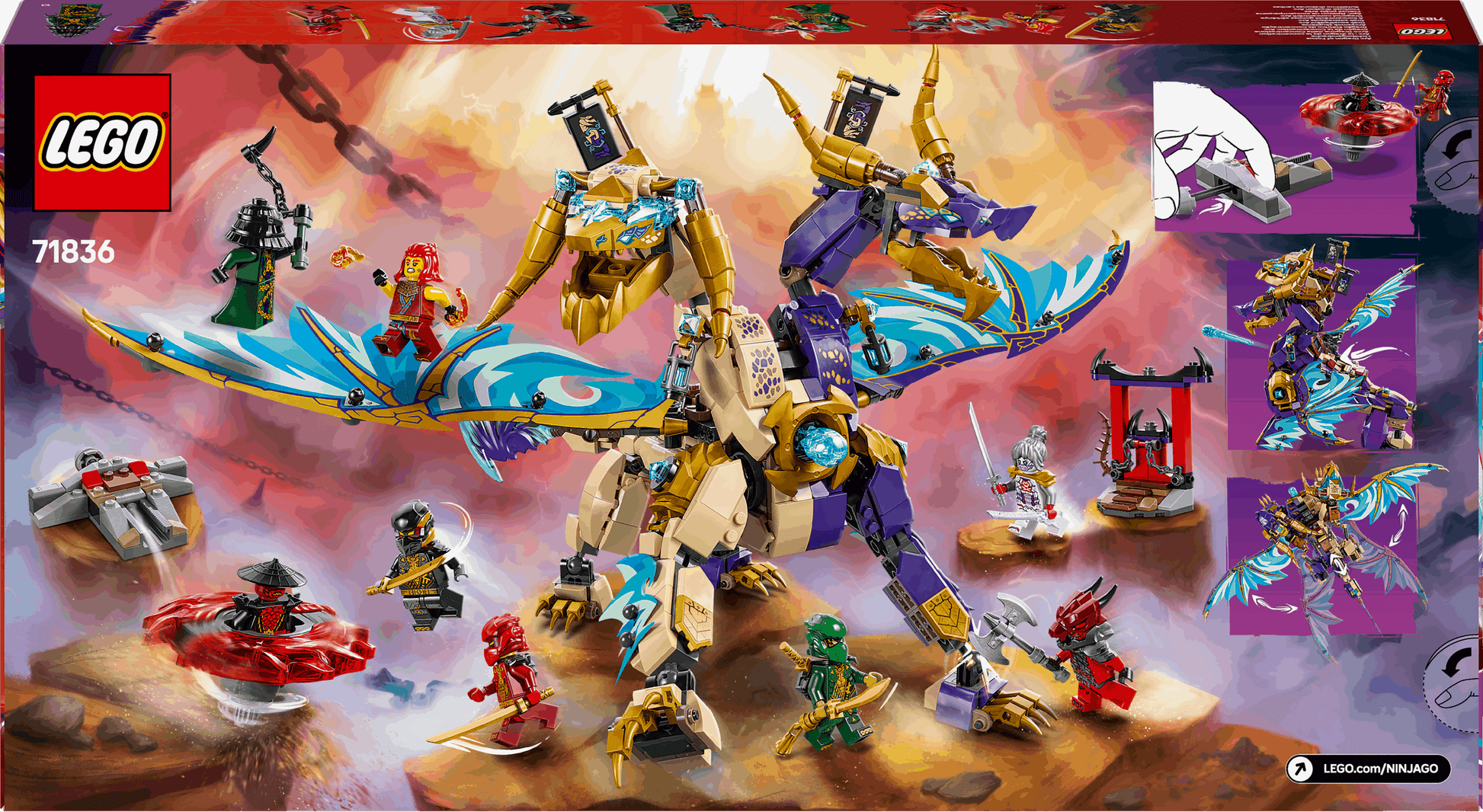 Lego Ninjago 71836 Arc Dragon of Focus Toy Playset for Ages 9 and Up - Glamorous Boutique
