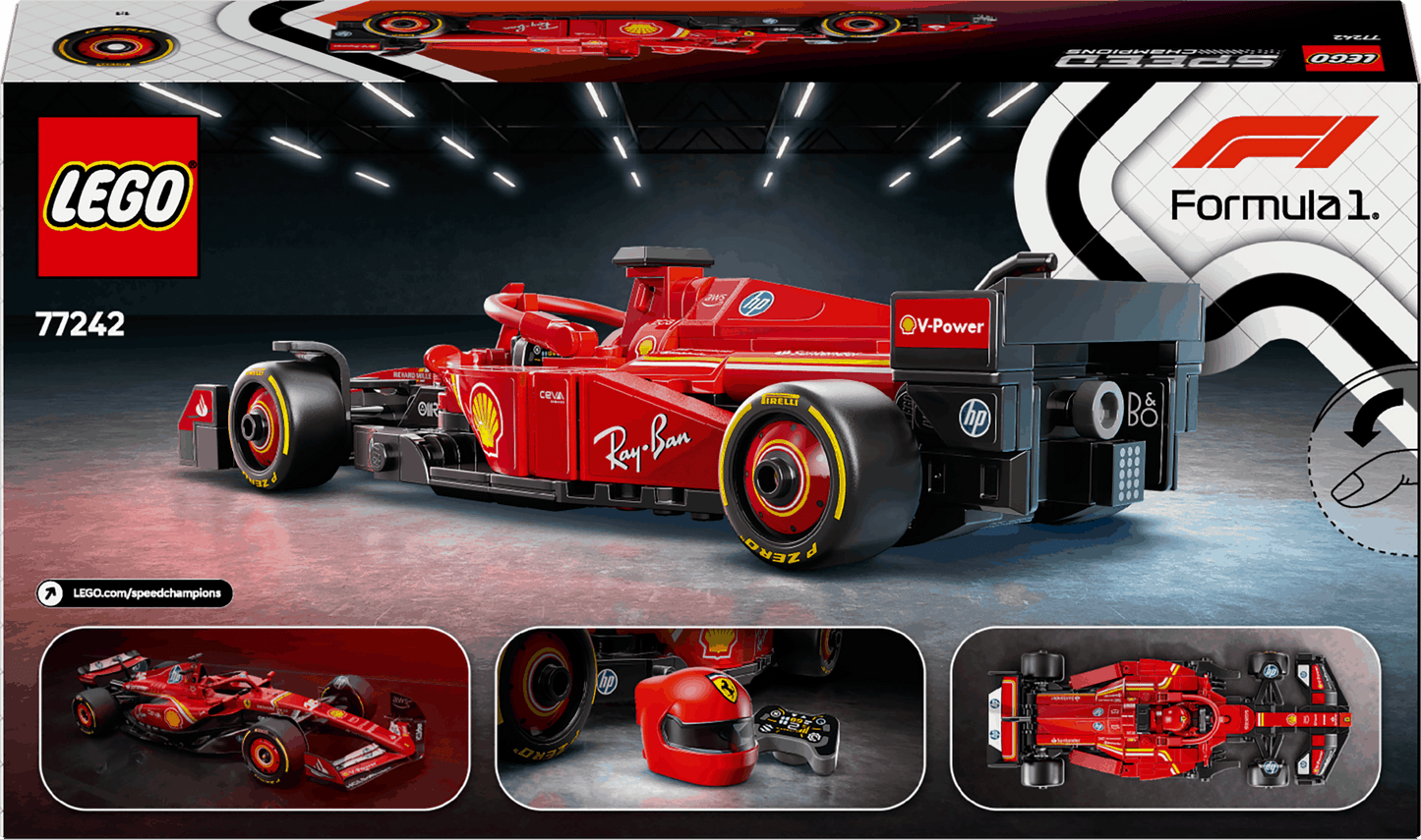 Lego Speed Champions 77242 Ferrari SF-24 F1 Race Car for Ages 10 & Up - Glamorous Boutique