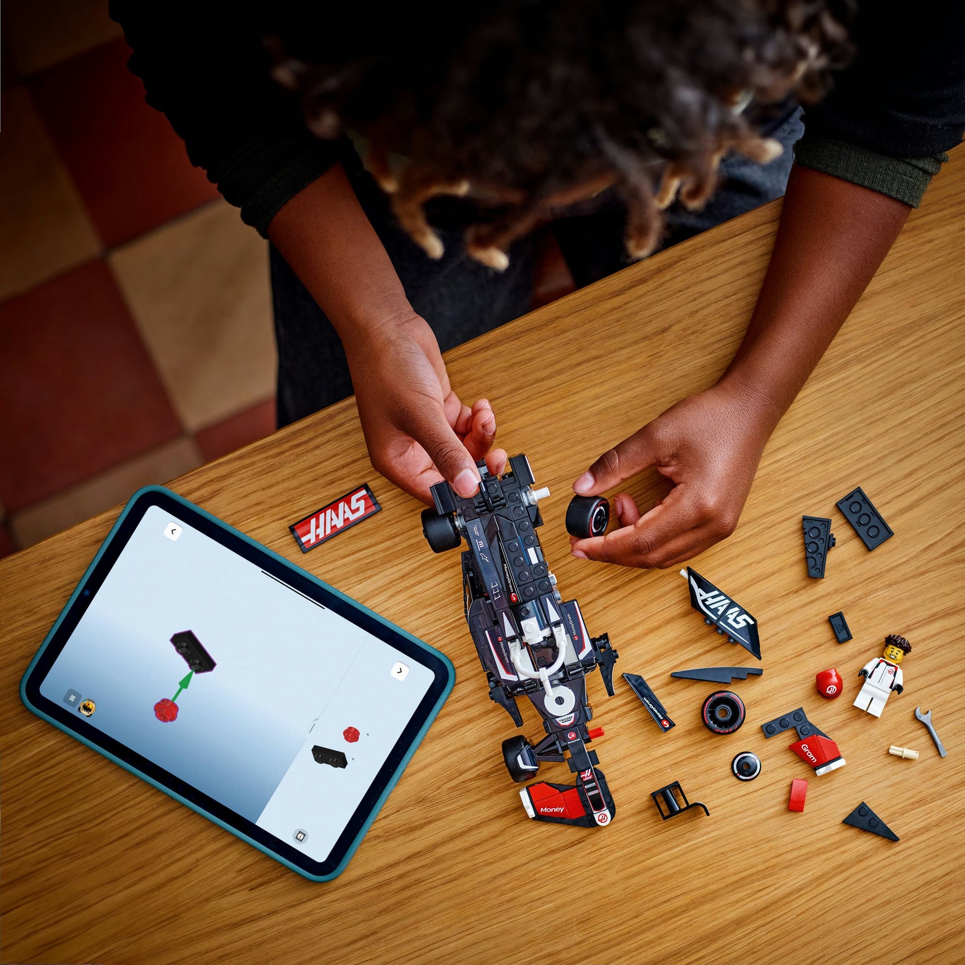 Lego Speed Champions 77250 MoneyGram Haas F1 Team VF-24 Race Car 10+ - Glamorous Boutique