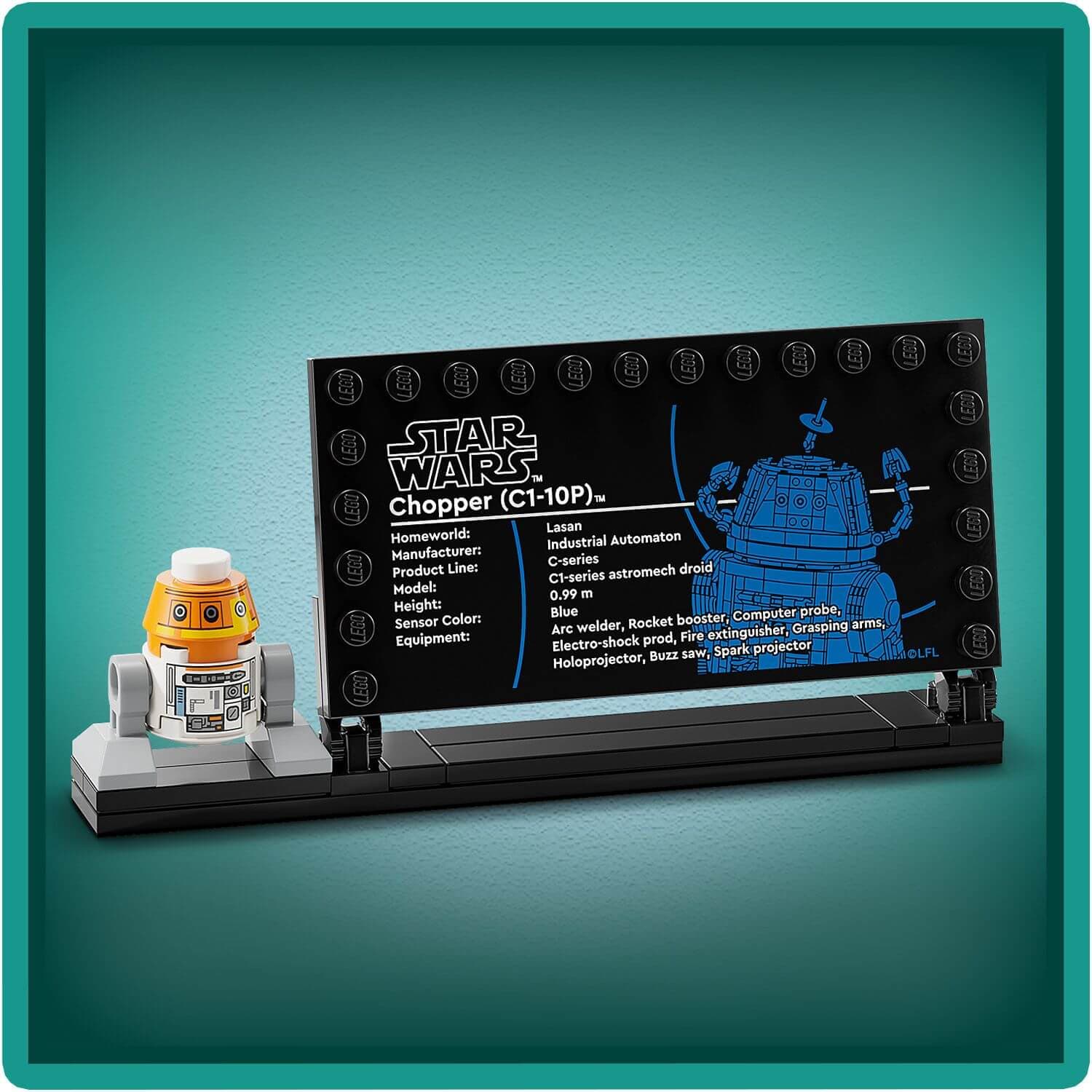 Lego Star Wars 75416 Chopper (C1-10P) Astromech Droid for Ages 10 & Up - Glamorous Boutique