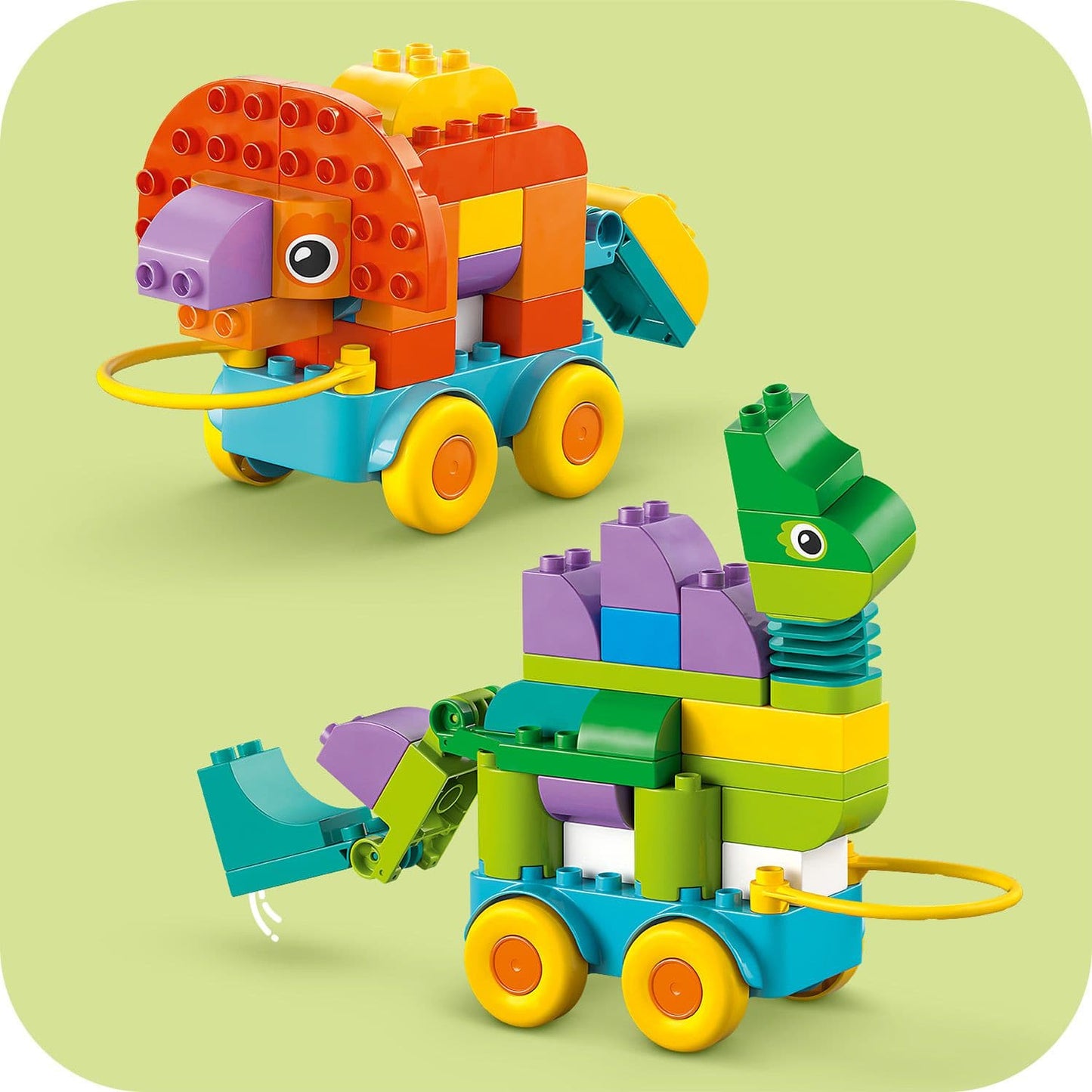 Lego Duplo Town 10451 3 in 1 Dinosaurs on Wheels Set for Ages 3 and Up - Glamorous Boutique