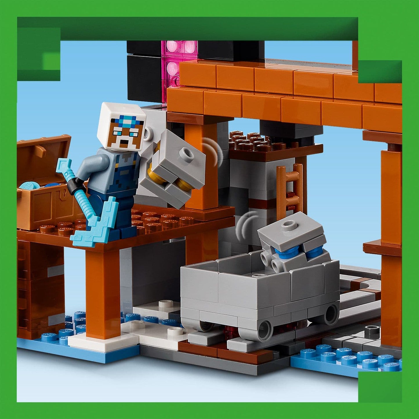 Lego Minecraft 21277 The Pickaxe Mine Buildable Playset for Age 8 & Up - Glamorous Boutique