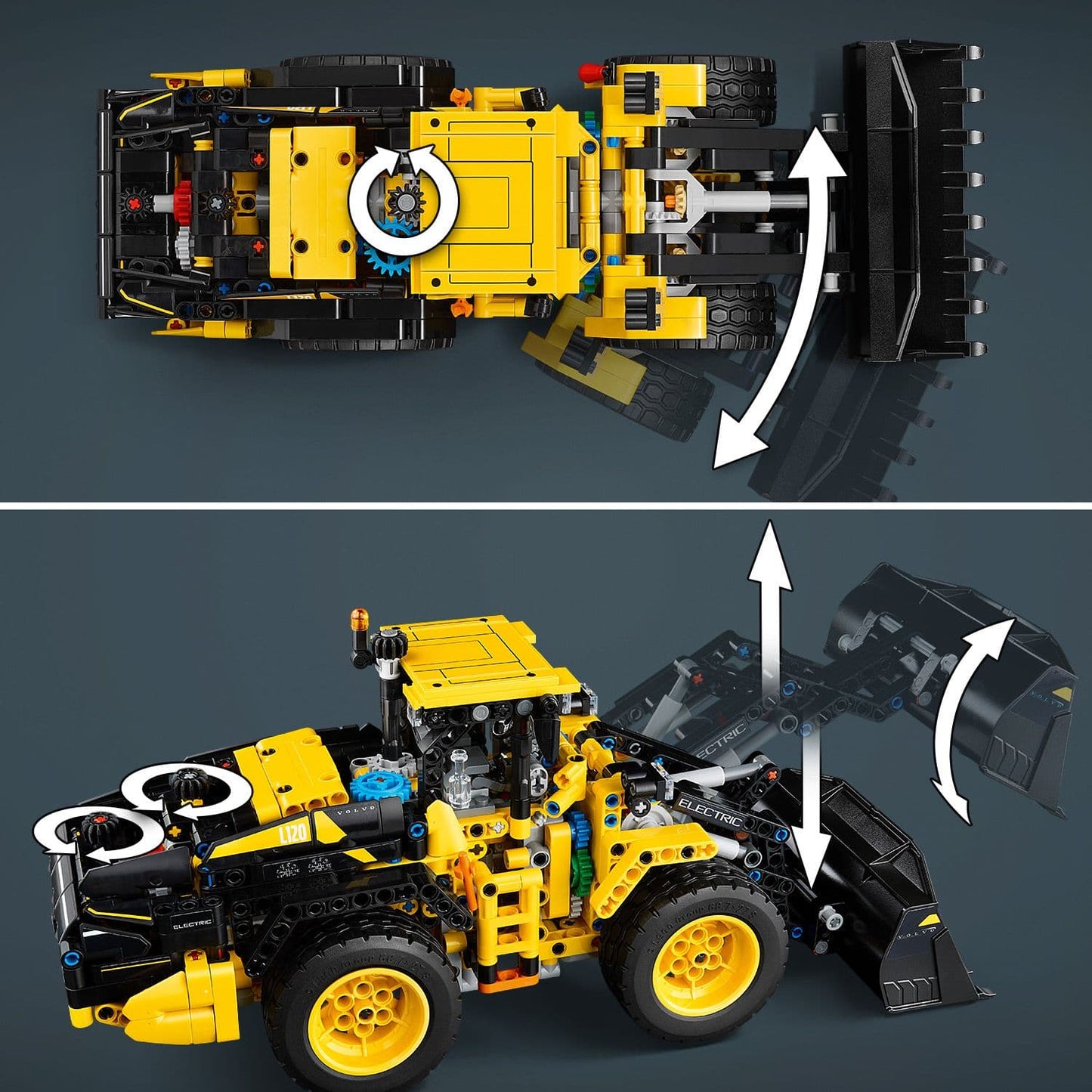 Lego Technic 42209 Volvo L120 Electric Wheel Loader for Ages 9 and Up - Glamorous Boutique
