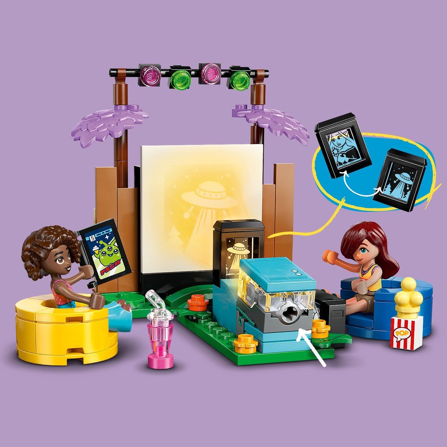 Lego Friends 42642 Friendship Movie Night Buildable Playset for Age 6+ - Glamorous Boutique
