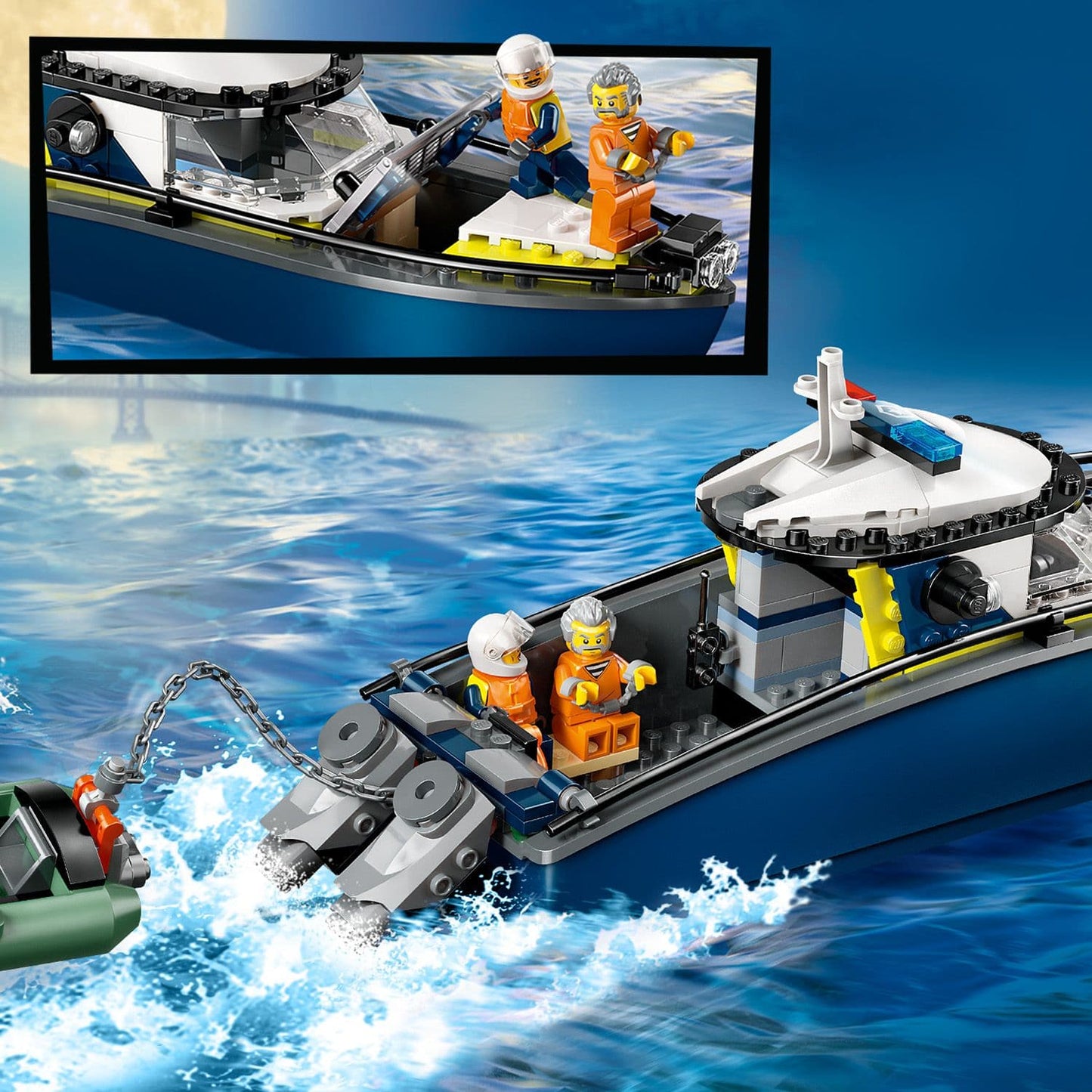 Lego City Police 60456 Police Boat Chase Toy Playset for Ages 6 and Up - Glamorous Boutique