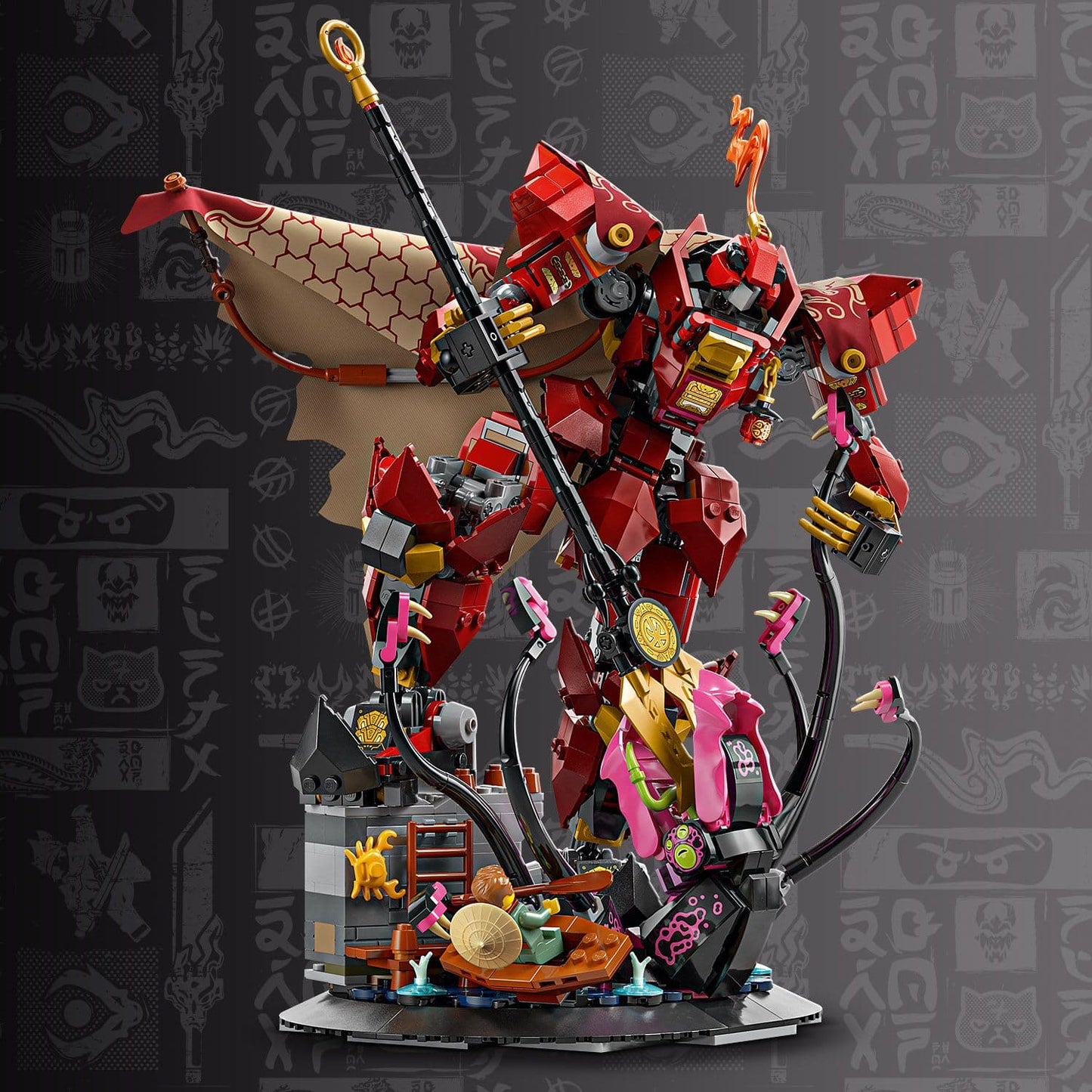 Lego Ninjago Legends 71846 The Fire Knight Mech for Teens Ages 14 & Up - Glamorous Boutique
