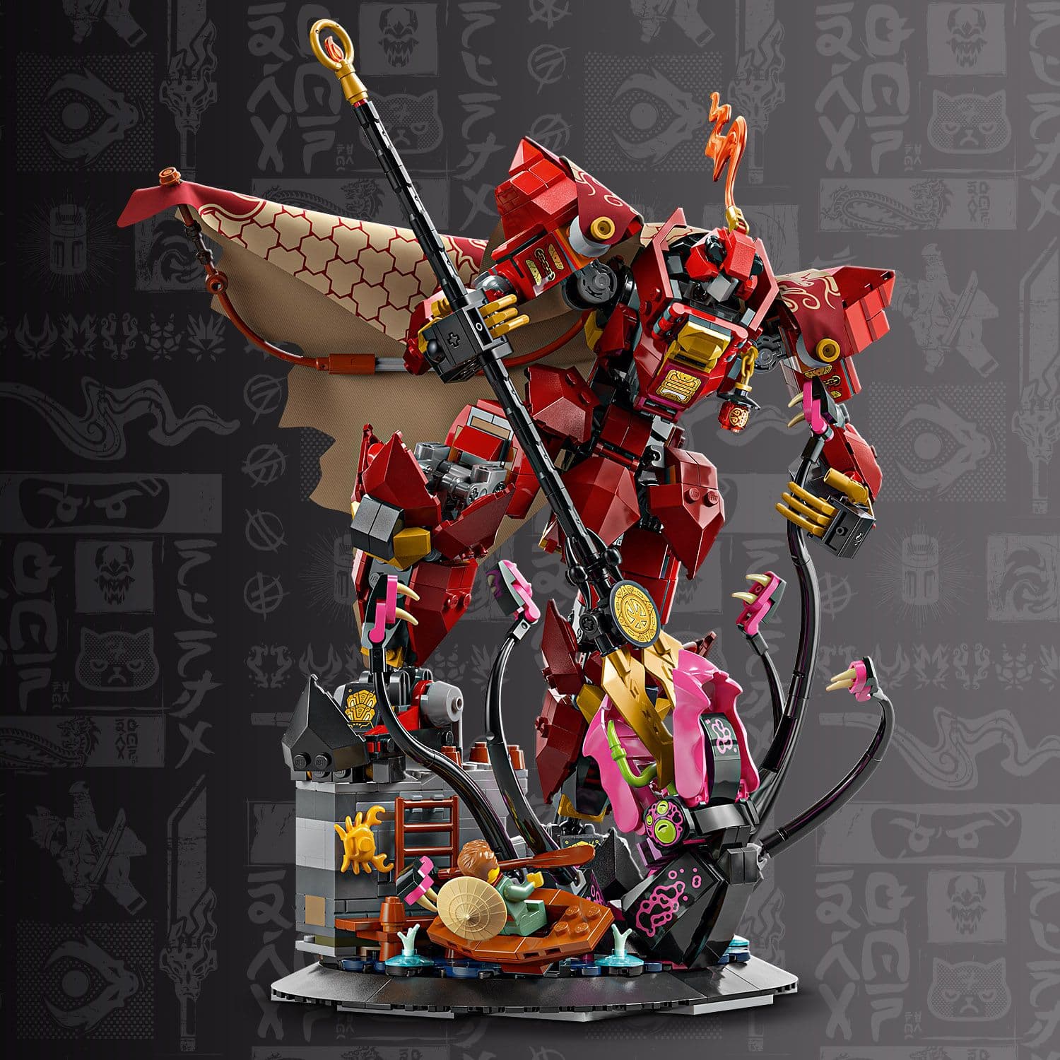 Lego Ninjago Legends 71846 The Fire Knight Mech for Teens Ages 14 & Up - Glamorous Boutique