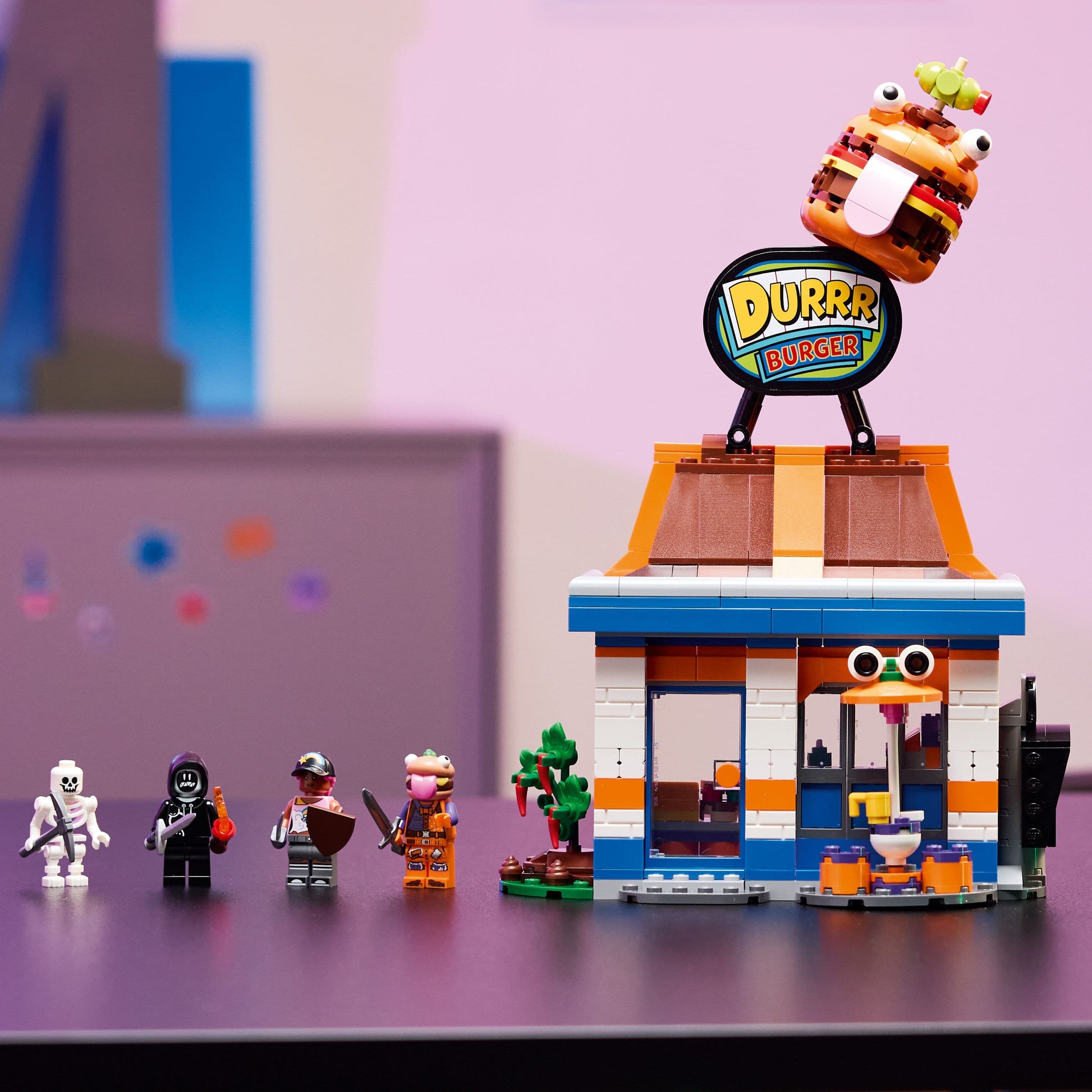 Lego Fortnite 77076 Durrr Burger Restaurant Playset for Ages 10 and Up - Glamorous Boutique